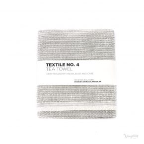 Textile No. 4, Tea Towel / Kökshandduk, Sashiko grå, Karin Carlander